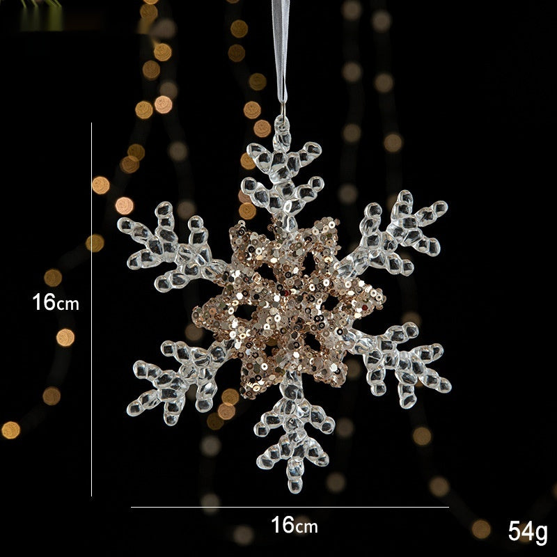 Sequins Acrylic Transparent Ornament
