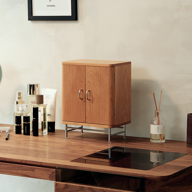 Cherry Wood Jewelry Storage Box