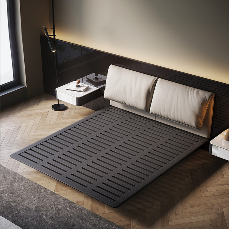 Leather Suspension Bed