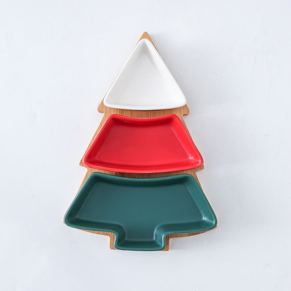 Christmas Tree Ceramic Plate