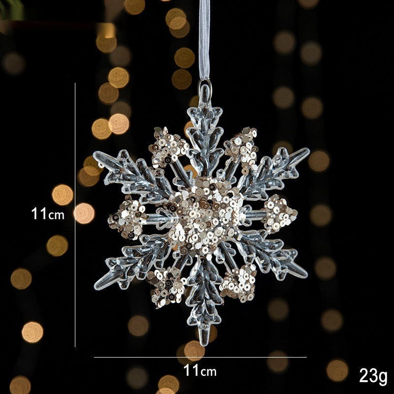 Sequins Acrylic Transparent Ornament