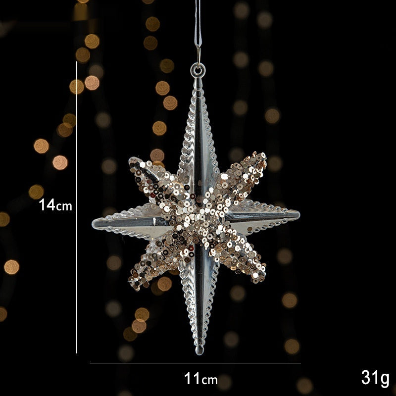 Sequins Acrylic Transparent Ornament
