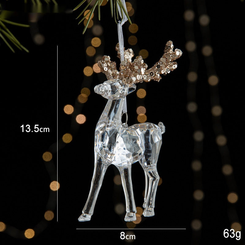 Sequins Acrylic Transparent Ornament