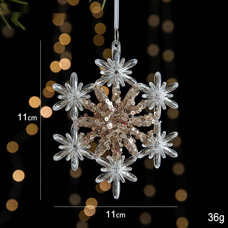 Sequins Acrylic Transparent Ornament