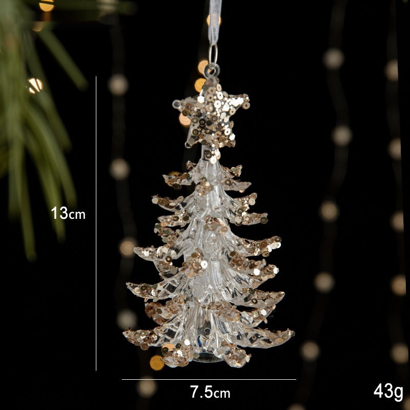 Sequins Acrylic Transparent Ornament