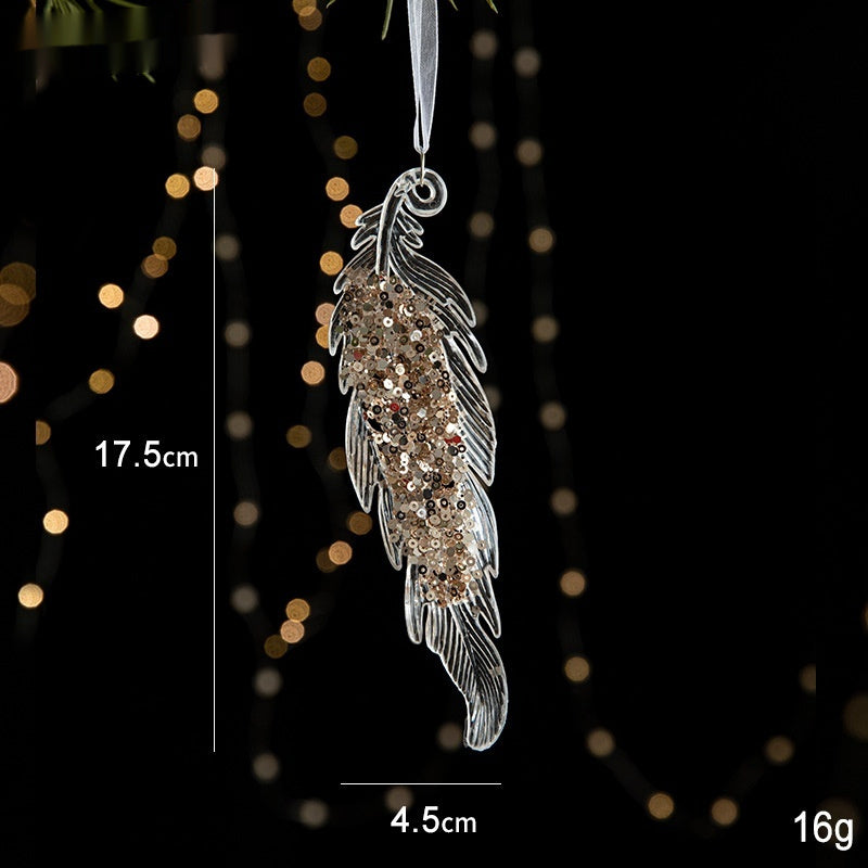 Sequins Acrylic Transparent Ornament