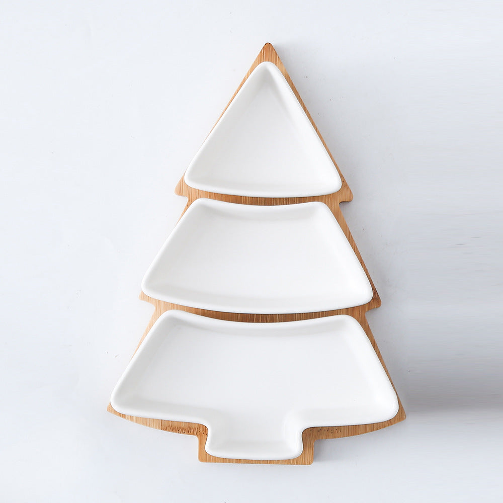 Christmas Tree Ceramic Plate