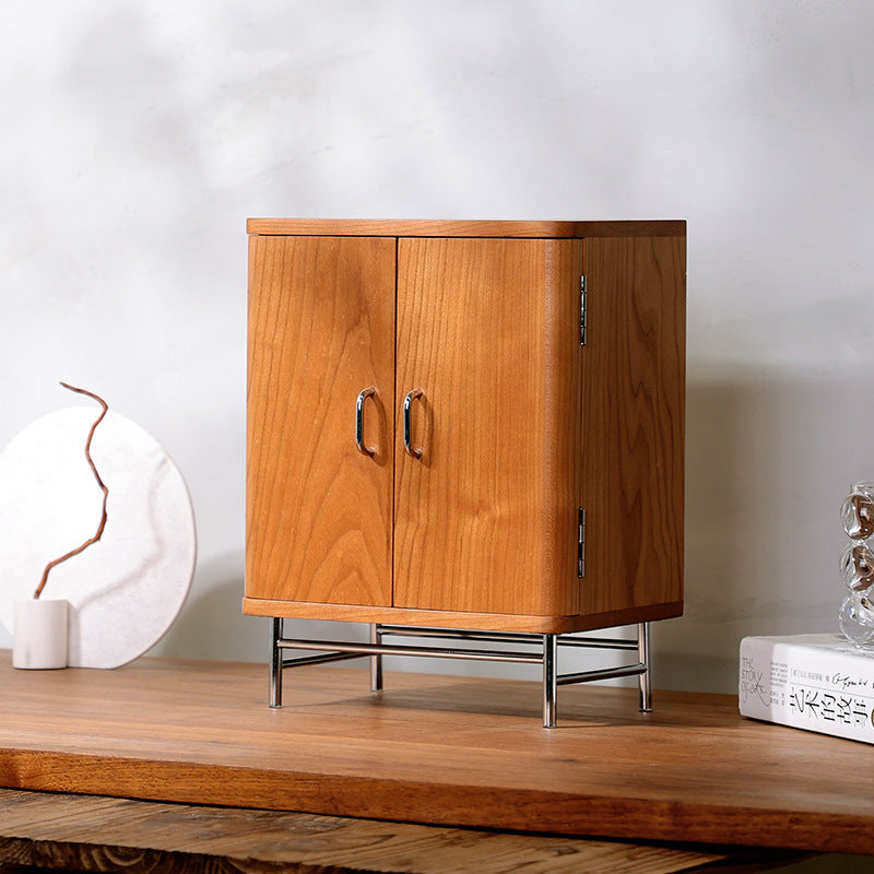 Cherry Wood Jewelry Storage Box
