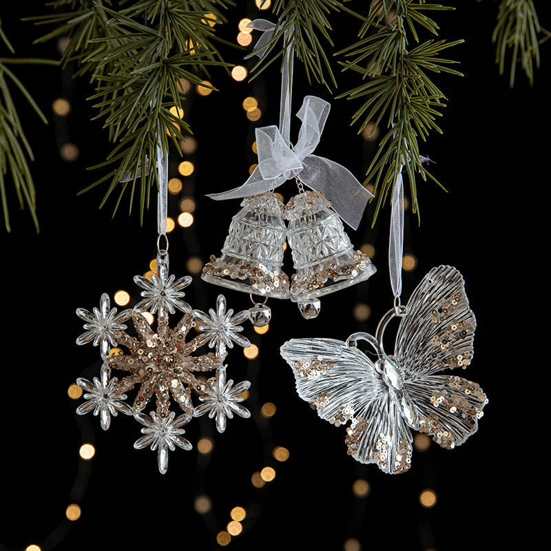 Sequins Acrylic Transparent Ornament