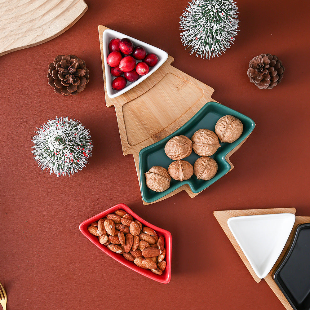 Christmas Tree Ceramic Plate