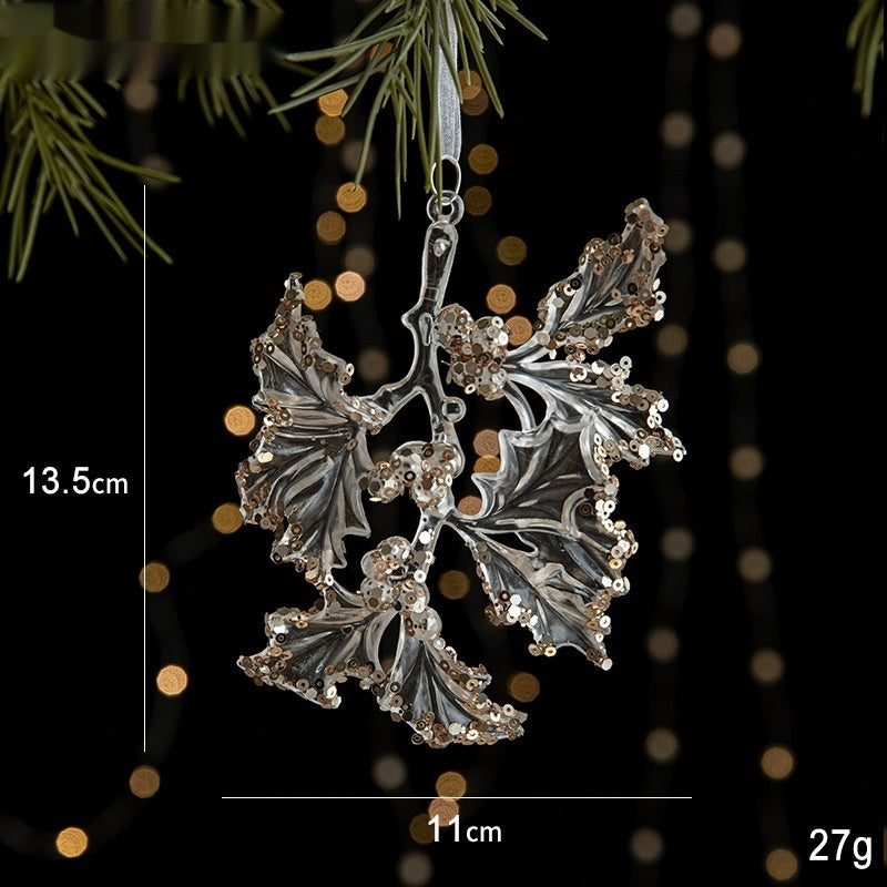 Sequins Acrylic Transparent Ornament