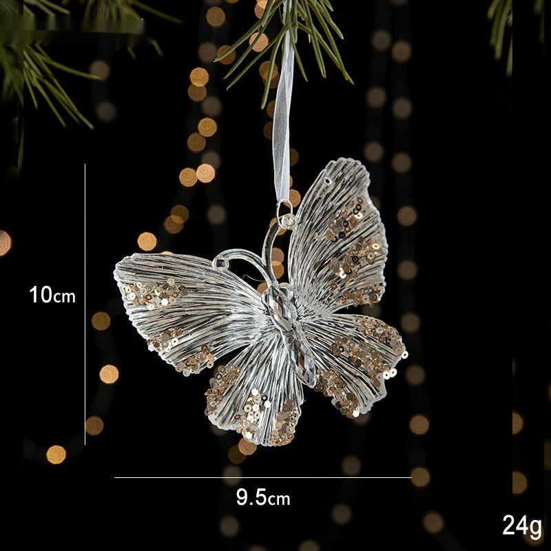 Sequins Acrylic Transparent Ornament