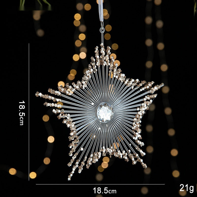 Sequins Acrylic Transparent Ornament