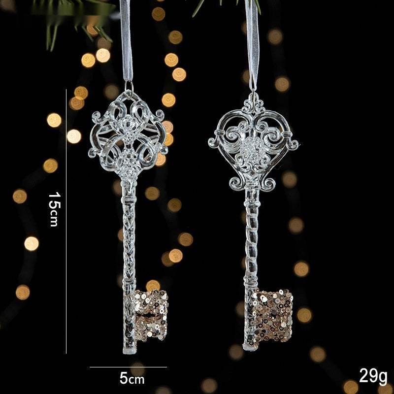 Sequins Acrylic Transparent Ornament