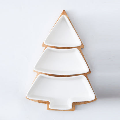 Christmas Tree Ceramic Plate
